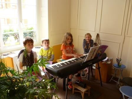 Capucine, Héloïse, Achille, Nathan